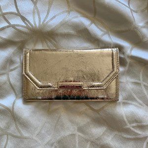 Jones New York Gold Metallic Trifold Wallet